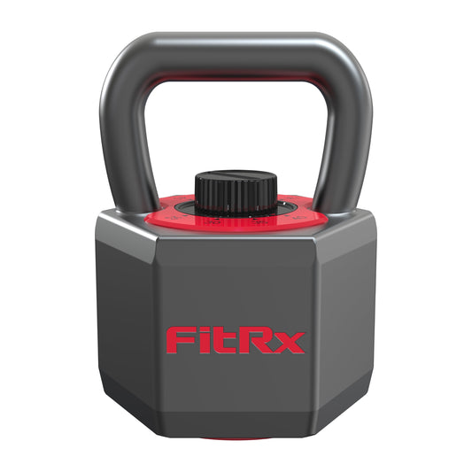 Smartstack Wide Handle Adjustable Kettlebell for Home Gym Workouts, 25-40 Lbs, Black