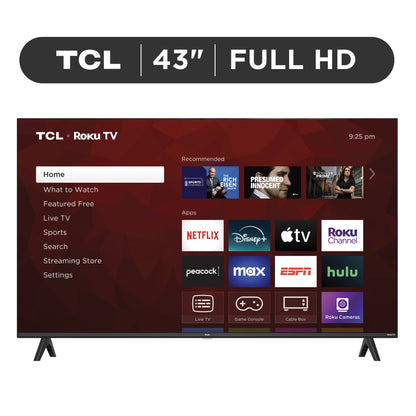 43" Class S3 (43S310R) 1080P FHD LED Smart TV with Roku TV (Limited Edition)
